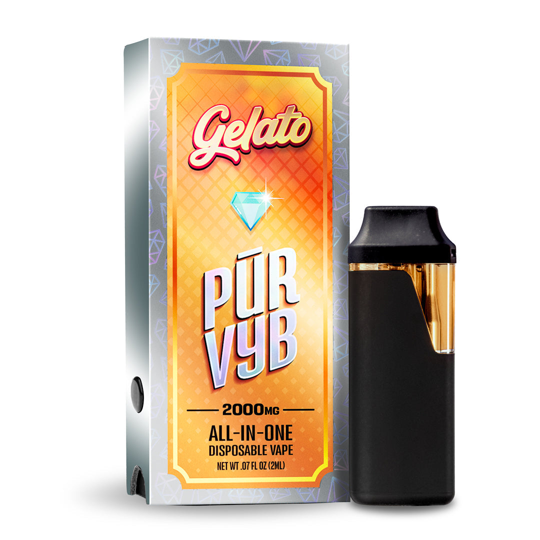 PUR VYB - 2G THCa Live Resin - Gelato (Hybrid) image 0
