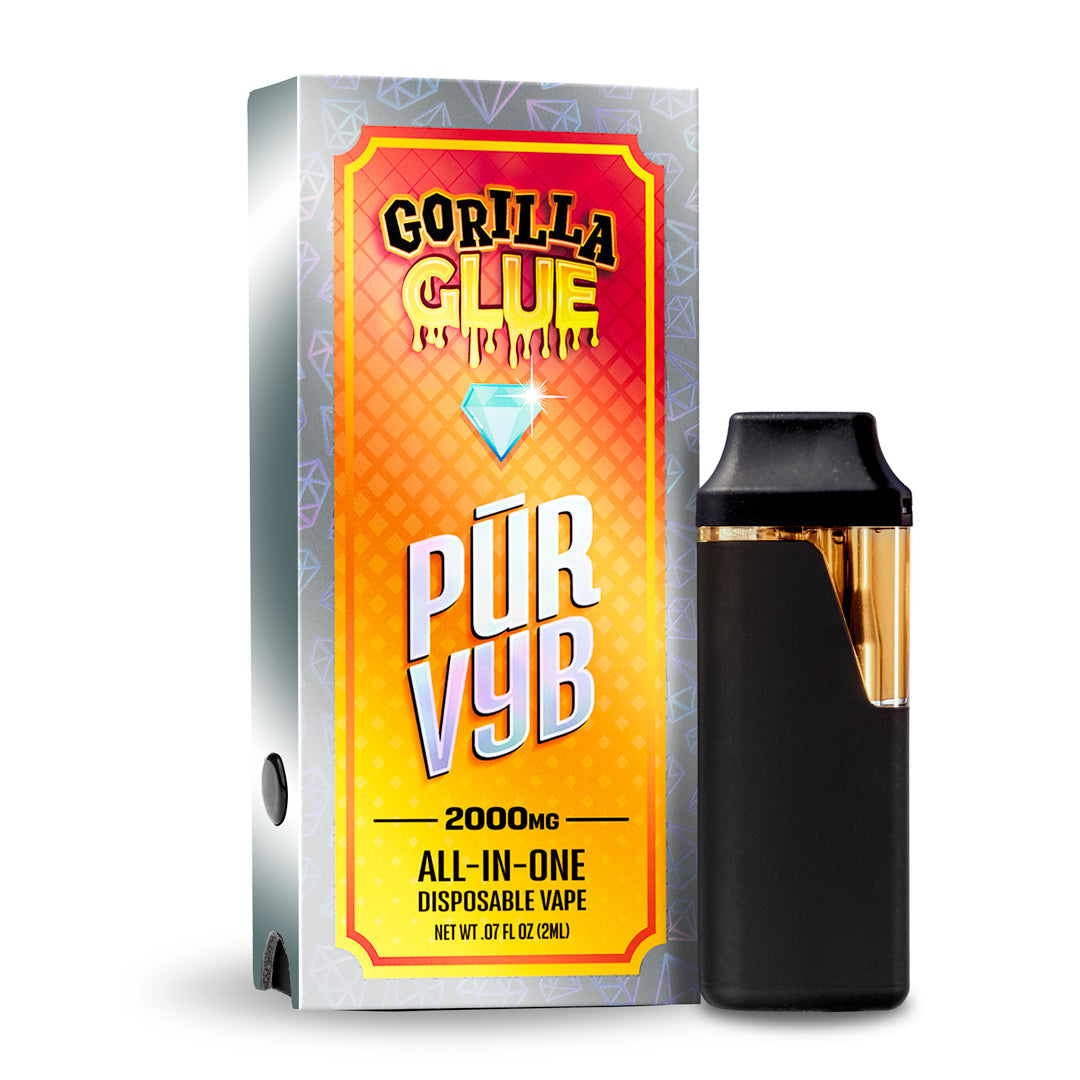 PUR VYB - 2G THCa Live Resin - Gorilla Glue (Indica) image 0