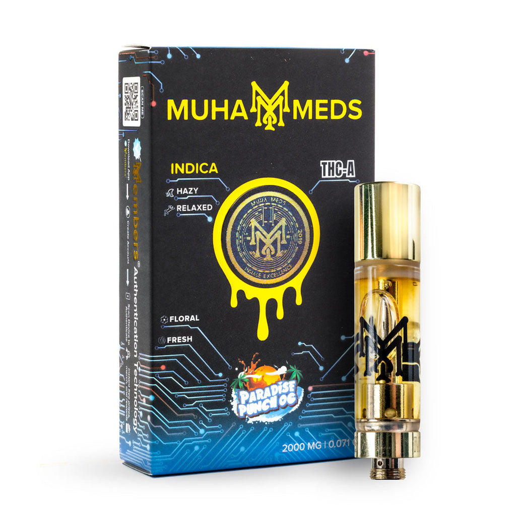 MUHA Meds THCa 510 Cartridge - 2G - Paradise Punch OG image