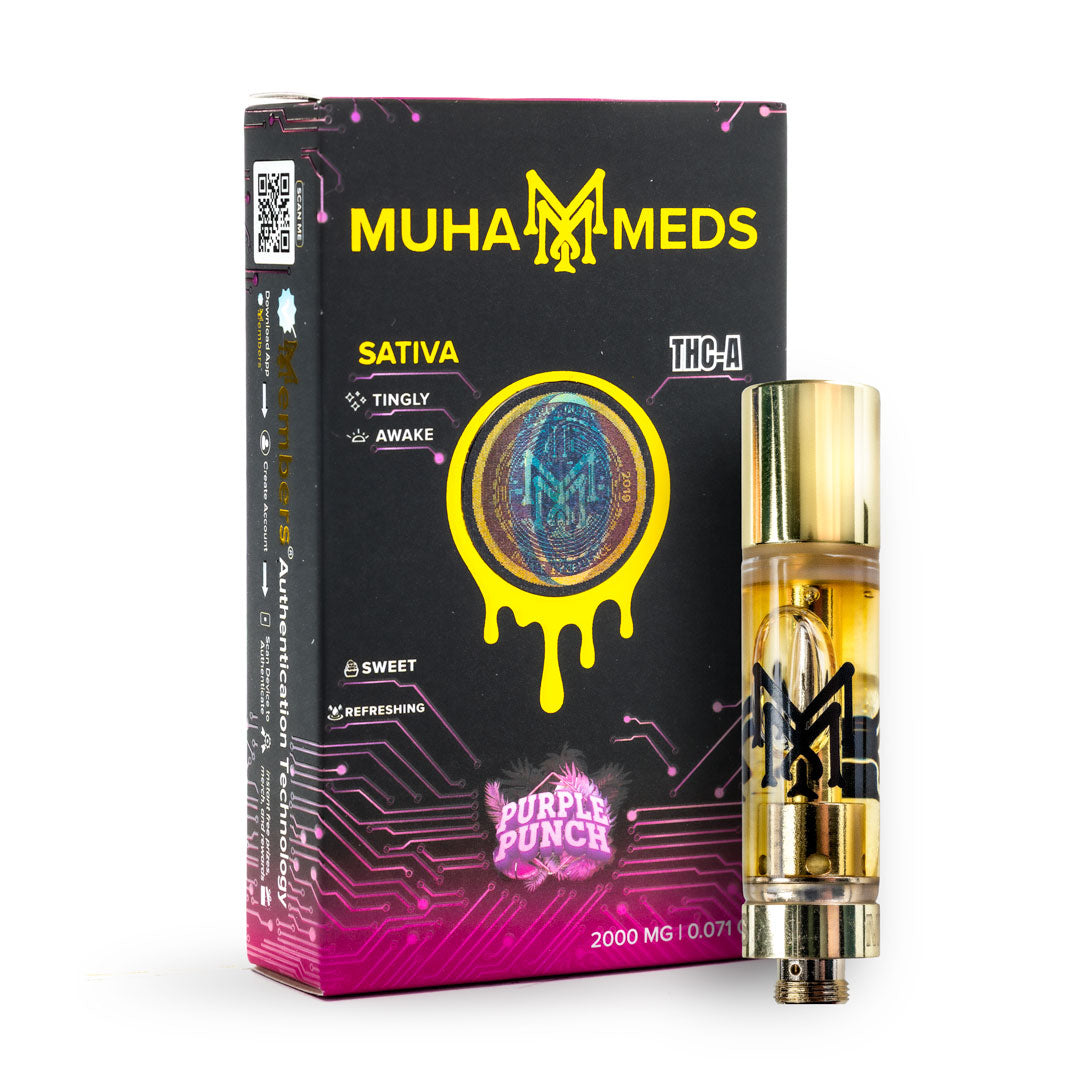 MUHA Meds THCa 510 Cartridge - 2G - Purple Punch image