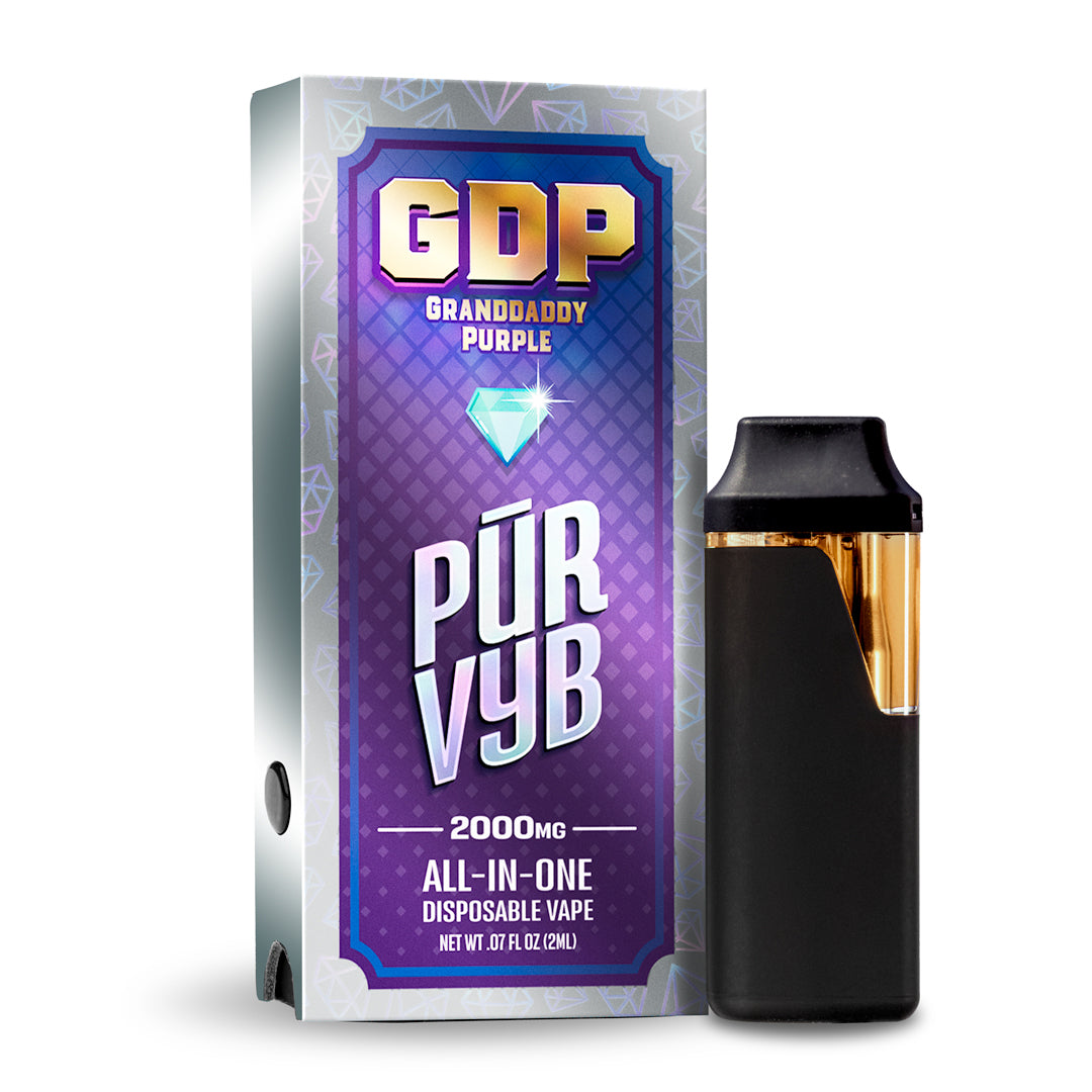 PUR VYB - 2G THCa Live Resin - Granddaddy Purple (Indica) image 0