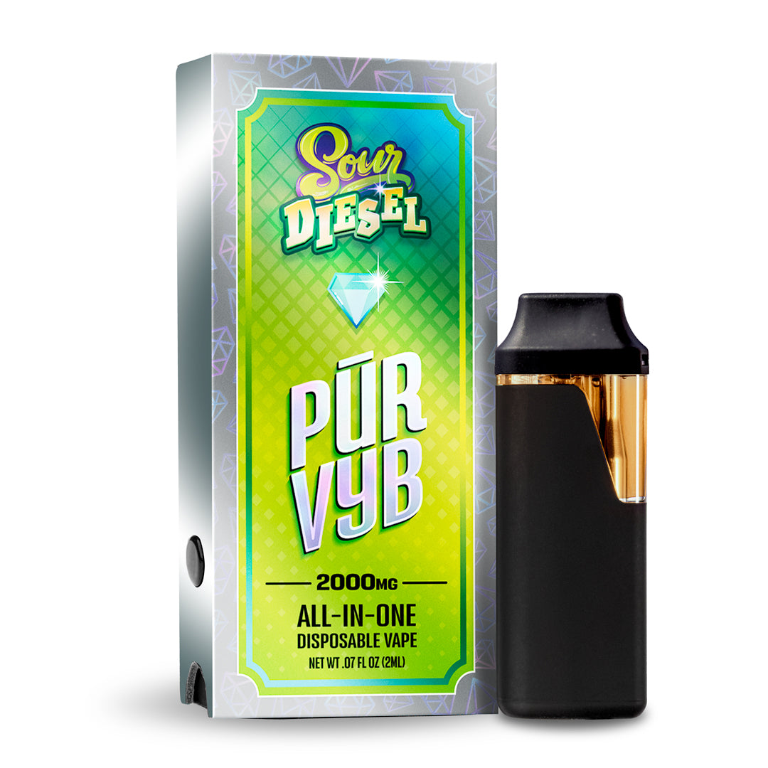 PUR VYB - 2G THCa Live Resin - Sour Diesel (Sativa) image 0