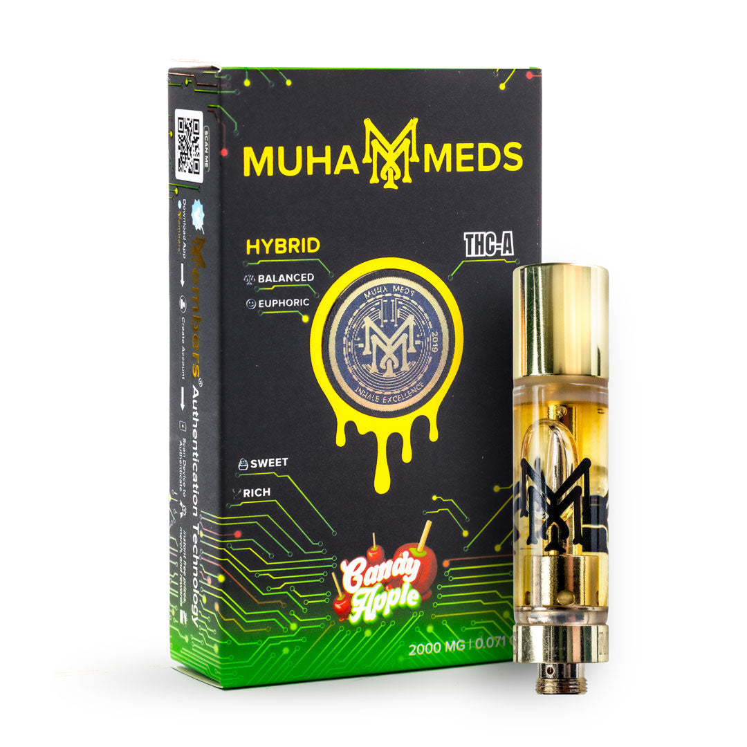 MUHA Meds THCa 510 Cartridge - 2G - Candy Apple image