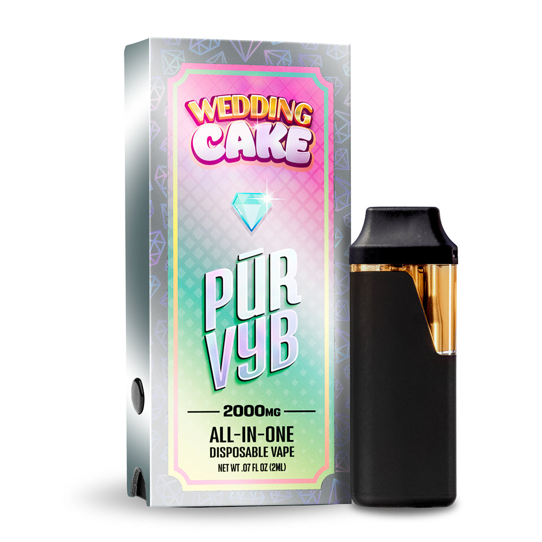 PUR VYB - 2G THCa Live Resin - Wedding Cake (Hybrid) image 0